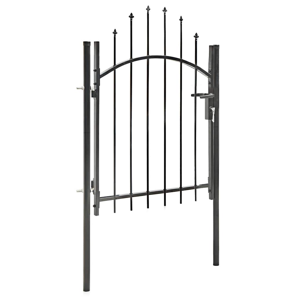 Puerto Vidaxl 1x1.5 m de acero negro