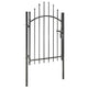 Porta Vidaxl 1x1.75 m in acciaio nero