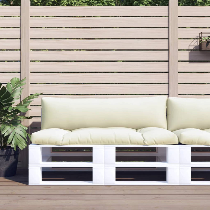 Cuscini di pallet Vidaxl 2 ST Fabric sabbia -colorata