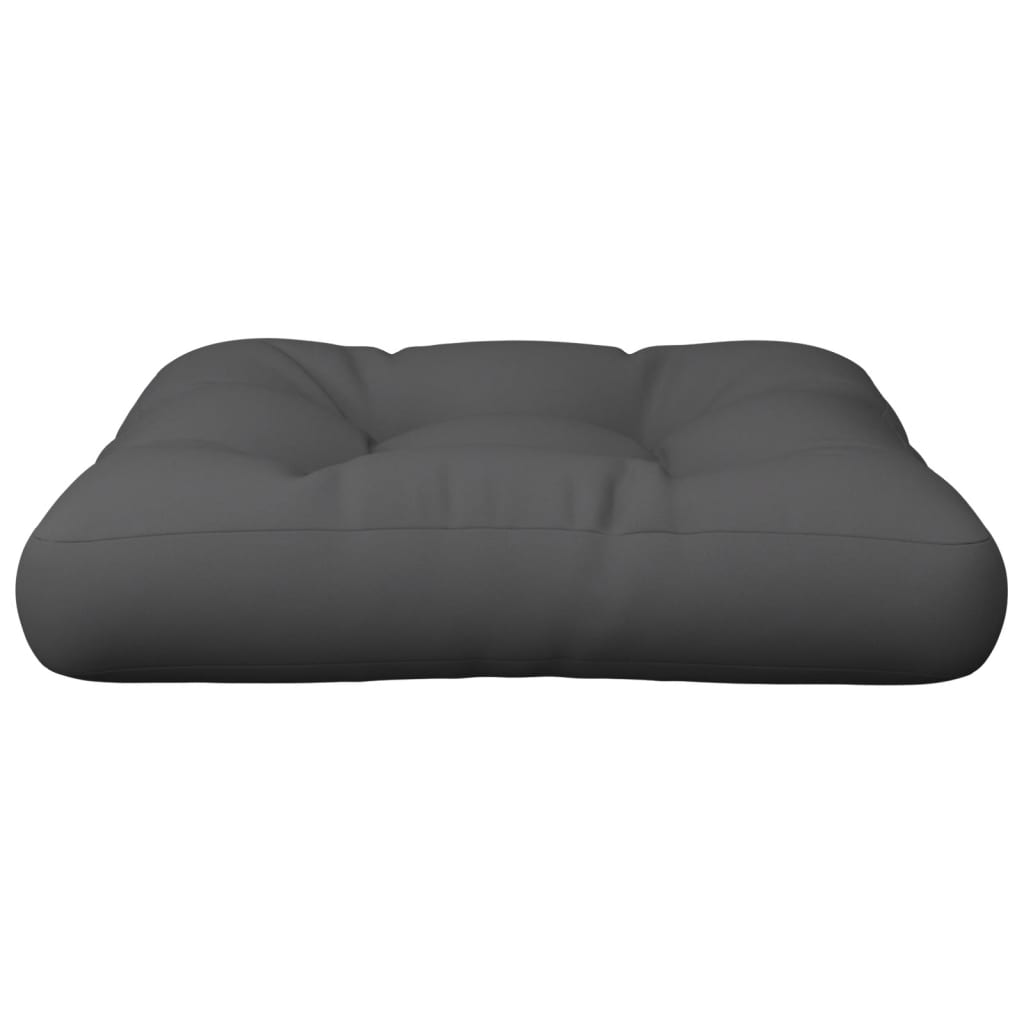 Vidaxl Pallet Cushion 58x58x10 cm de tela gris