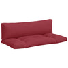Vidaxl Cushions 2 st de tela roja