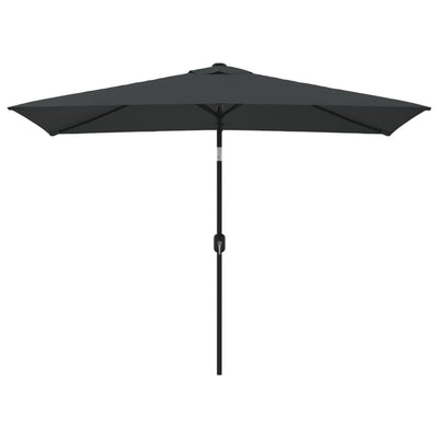 VidaXL Parasol met metalen paal 300x200 cm antraciet
