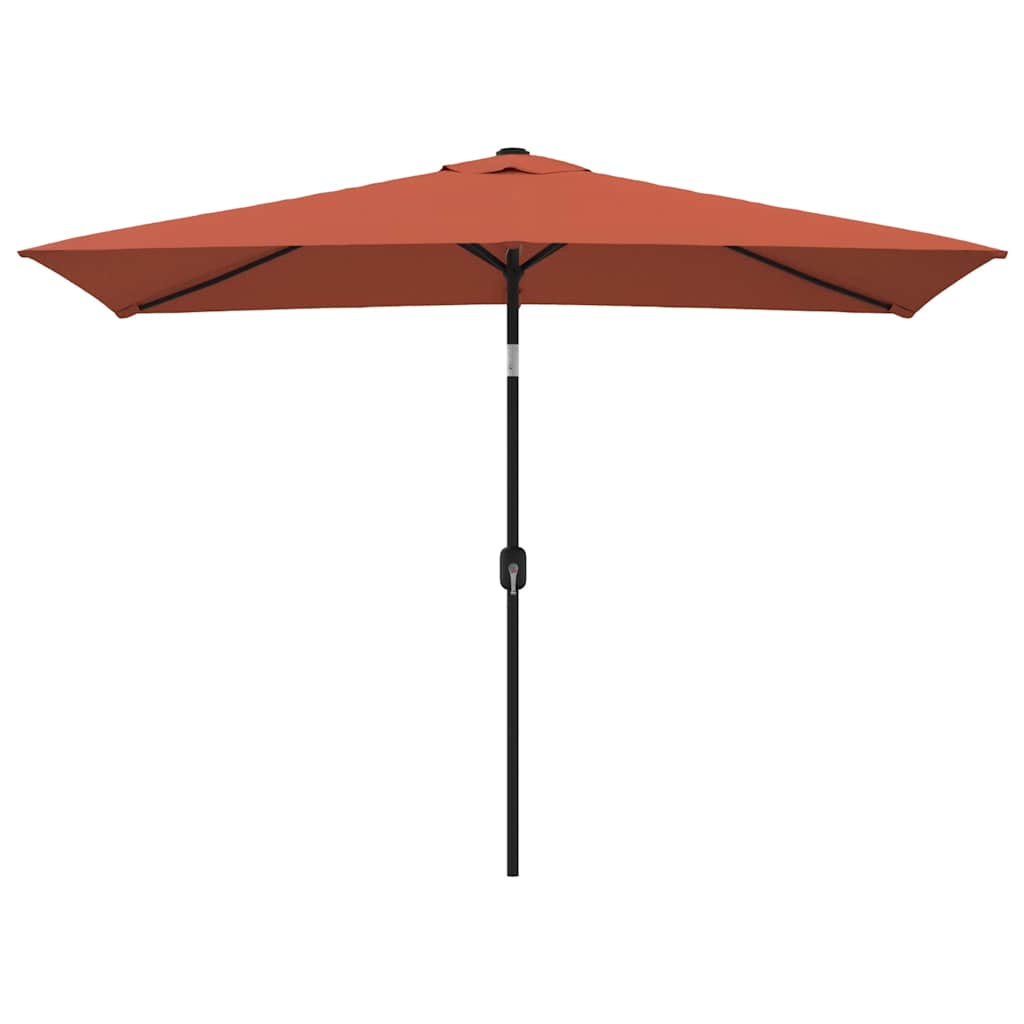 Vidaxl Parasol con polo metallico 300x200 cm Terracotta