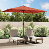 Vidaxl Parasol con polo metallico 300x200 cm Terracotta
