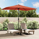 Vidaxl Parasol con polo metallico 300x200 cm Terracotta