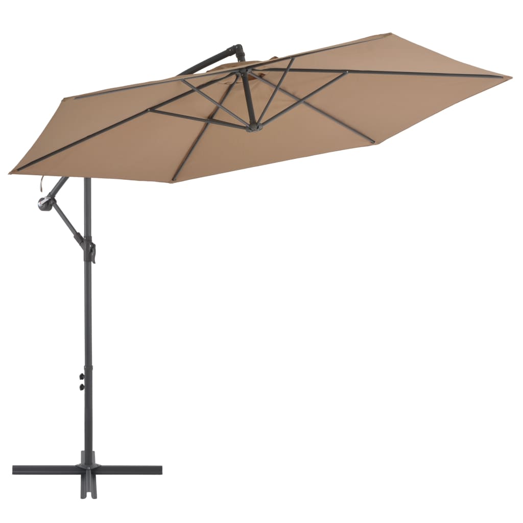 Parasol flotante de Vidaxl con polo de aluminio 300 cm Tope