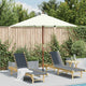 Vidaxl Parasol con poste de madera de 150x200 cm de arena