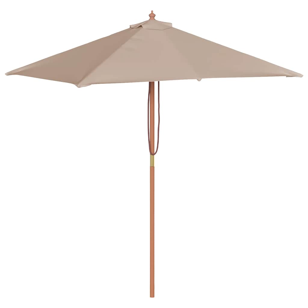 Parasol Vidaxl con poste de madera 150x200 cm Tope