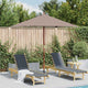Parasol Vidaxl con poste de madera 150x200 cm Tope