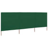 Vidaxl windscherm 3-panelen 400x120 cm stof groen