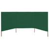 VIDAXL MODO DEL CARATTURA 3 PANNELLI 400X120 CM GREEN
