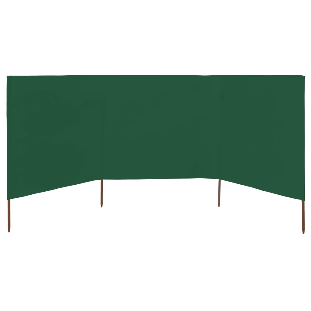 VIDAXL MODO DEL CARATTURA 3 PANNELLI 400X120 CM GREEN