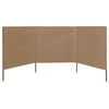 Vidaxl windscherm 3-panelen 400x120 cm stof taupe