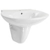 Vidaxl Washbasin Wall -montato 690x520x210 mm bianco in ceramica
