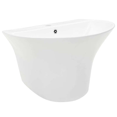 Lavabo Vidaxl bianco 56 x 48 x 42 cm in ceramica smaltata