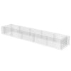 Vidaxl Gabion Planter elevado 450x90x50 cm de acero galvanizado