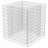Vidaxl Gabion Planter Insentado 90x90x100 cm de acero galvanizado