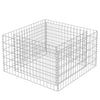 Vidaxl gabion plantenbak verhoogd 90x90x50 cm gegalvaniseerd staal