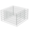 Vidaxl Gabion Planter elevado 90x90x50 cm de acero galvanizado