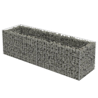 Vidaxl Gabion Fiorter ha raccolto acciaio zincato 180x50x50 cm
