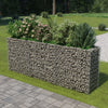 Plantador de Gabion Vidaxl elevado 270x50x100 cm de acero galvanizado
