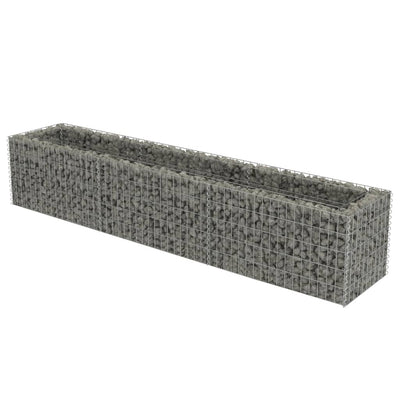 Vidaxl Gabion Fiorter ha raccolto acciaio zincato 270x50x50 cm