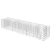 Plantador de Gabion Vidaxl elevado 270x50x50 cm de acero galvanizado