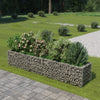 Plantador de Gabion Vidaxl elevado 270x50x50 cm de acero galvanizado