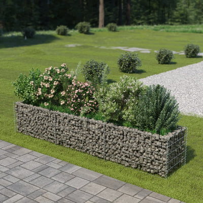 Vidaxl Gabion Fiorter ha raccolto acciaio zincato 270x50x50 cm