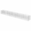 Plantador de Gabion Vidaxl elevado 450x50x50 cm de acero galvanizado