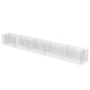 Plantador de Gabion Vidaxl elevado 450x50x50 cm de acero galvanizado