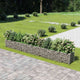 Plantador de Gabion Vidaxl elevado 450x50x50 cm de acero galvanizado