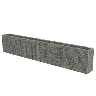 Scatola di pianificazione Gabion Vidaxl raccolta in acciaio zincato 540x50x100 cm