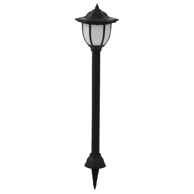 Lámparas solares LED de Vidaxl Black 3 PCS