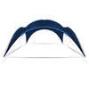 Vidaxl PartyTent Boog 450x450x265 cm blu scuro