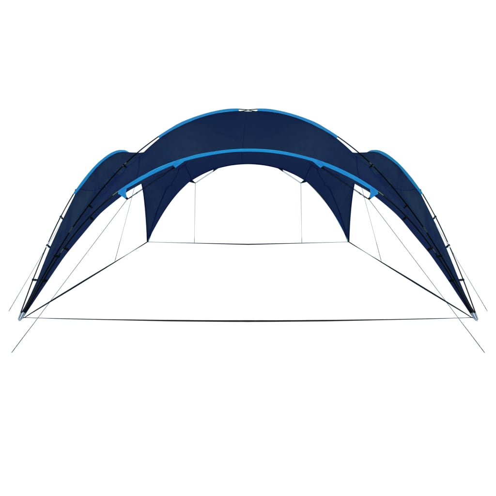 Vidaxl PartyTent Boog 450x450x265 cm blu scuro