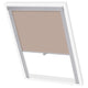 VidaXL Roller blind blackout Beige CK04