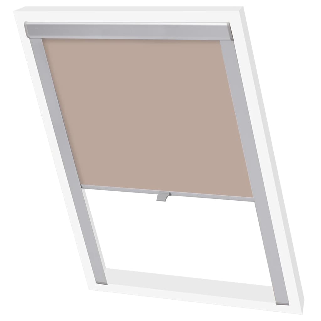 VidaXL Roller blind blackout beige mk06