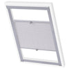 Vidaxl Roller ciega plisado blanco CK04