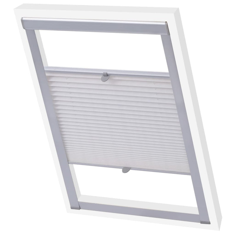 Vidaxl Roller Blind White Mk04 plisado