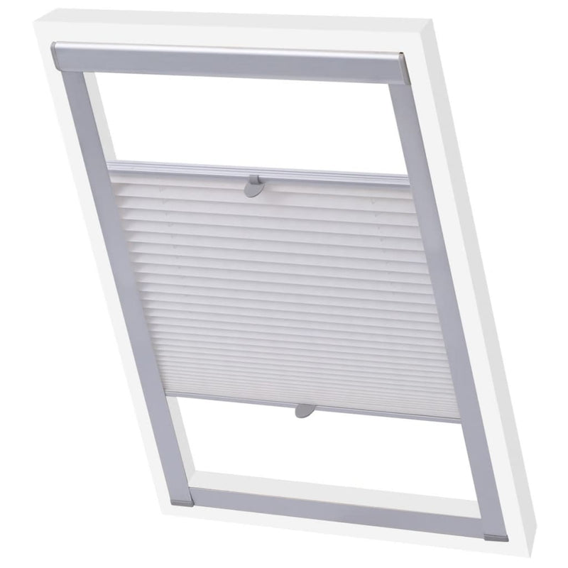 Vidaxl Roller Blind White Mk06 plisado plisado