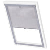 Vidaxl Roller Blind Blanco plisado MK08