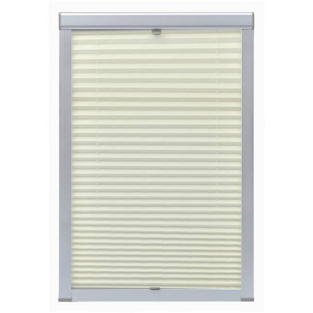 Vidaxl Roller Blind Pliseed Cream CK02