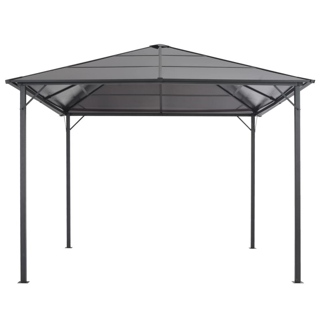 Vidaxl Arbor con tetto 3x3 m in alluminio colorato