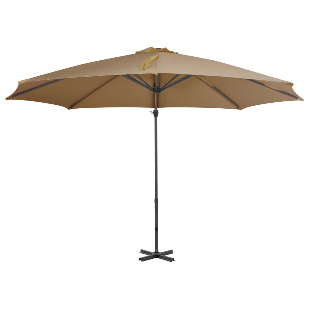 Parasol flotante de Vidaxl con polo de aluminio 300 cm Tope