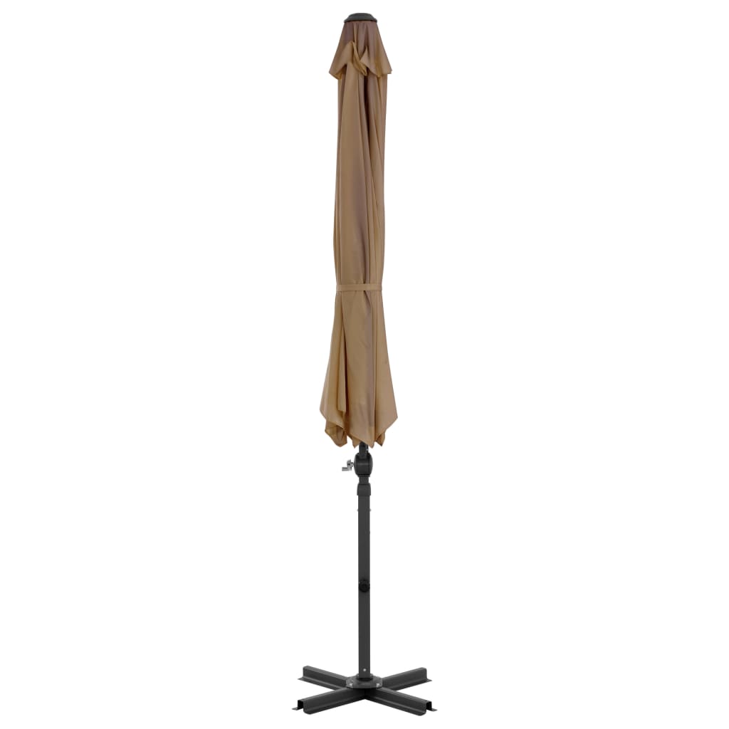 Parasol flotante de Vidaxl con polo de aluminio 300 cm Tope