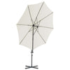 Parasol flotante Vidaxl con poste de acero de 300 cm de arena