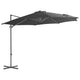 Vidaxl Floating parasol with steel pole 300 cm anthracite -colored