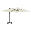 Vidaxl PARASOL galleggiante con polo in alluminio 400x300 cm sabbia