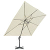 Vidaxl PARASOL galleggiante con polo in alluminio 400x300 cm sabbia